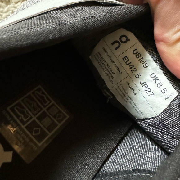 On Cloudultra Glacier & Frost Sneaker White Grey - Picture 12 of 12